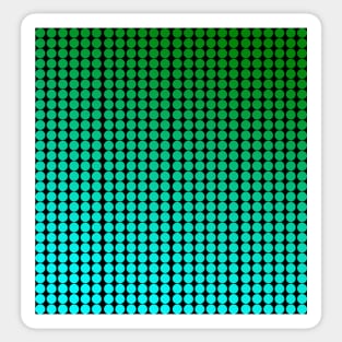 Dots aquamarina green Sticker